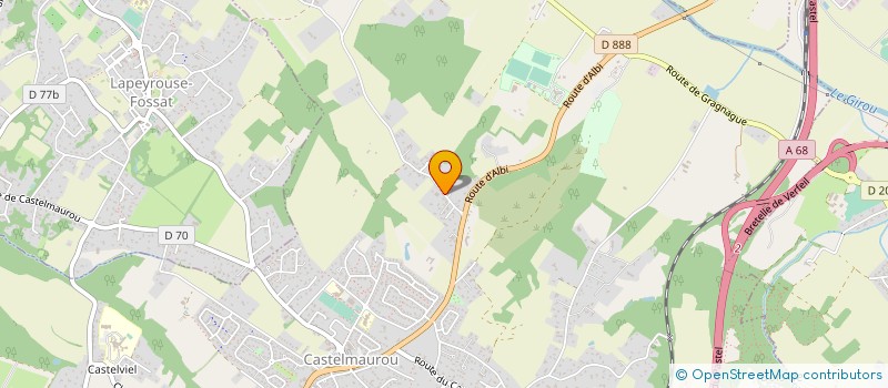 localisation de l'entreprise JMV CONSTRUCTIONS  CASTELMAUROU