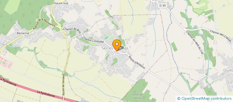 localisation de l'entreprise JMV CONSULTING  SERRES-MORLAAS