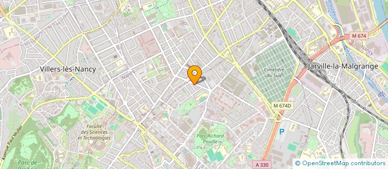 localisation de l'entreprise JMV INVEST  VANDUVRE-LES-NANCY