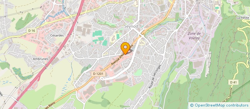 localisation de l'entreprise JMV MOTOS SARL à ANNECY