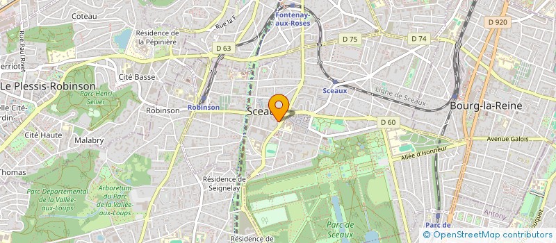 localisation de l'entreprise JMV SARL à SCEAUX