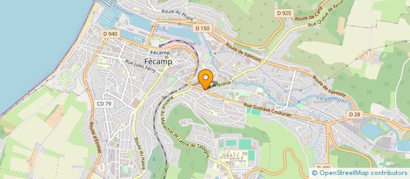 localisation de l'entreprise JMVAM à FECAMP