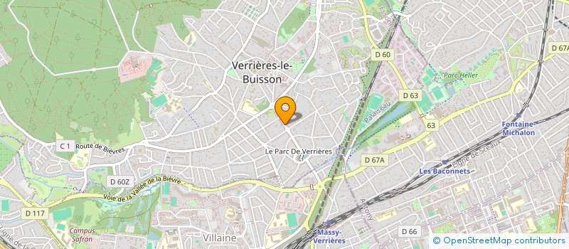 localisation de l'entreprise JMVC à VERRIERES-LE-BUISSON