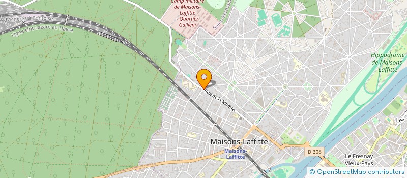 localisation de l'entreprise JMVE CONSEILS FORMATION  MAISONS-LAFFITTE