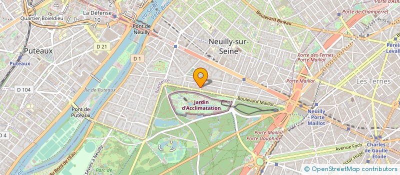 localisation de l'entreprise JMVISION à NEUILLY-SUR-SEINE