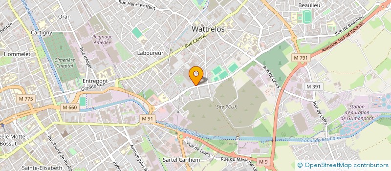 localisation de l'entreprise JMXD-TOOLING à WATTRELOS