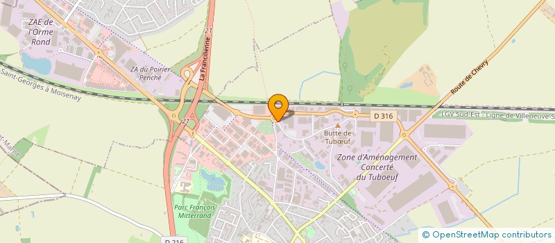 localisation de l'entreprise JMZ  BRIE-COMTE-ROBERT