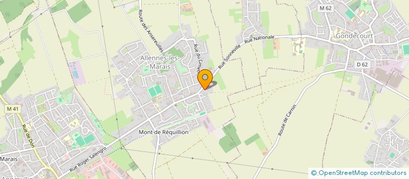 localisation de l'entreprise JMZ  ALLENNES-LES-MARAIS