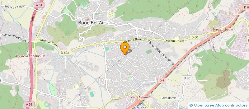 localisation de l'entreprise JMZ COMMUNICATION à BOUC-BEL-AIR