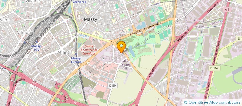 localisation de l'entreprise JMZ EXPRESS  MASSY
