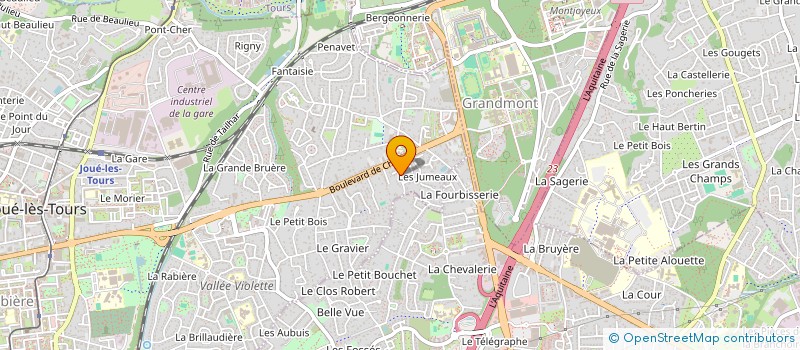localisation de l'entreprise JMZ TAXI à JOUE-LES-TOURS