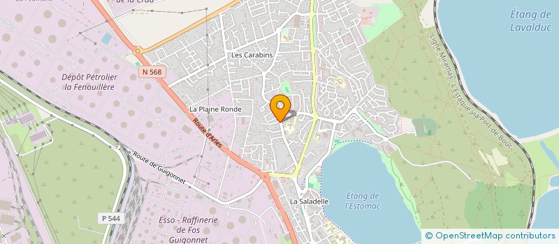 localisation de l'entreprise JMZ TP à FOS-SUR-MER