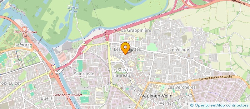 localisation de l'entreprise JN BARBER KING  VAULX-EN-VELIN