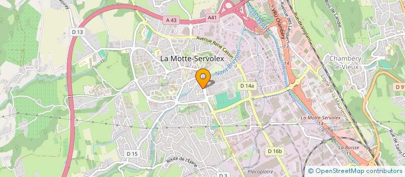 localisation de l'entreprise JN CHOCOLAT  LA MOTTE-SERVOLEX