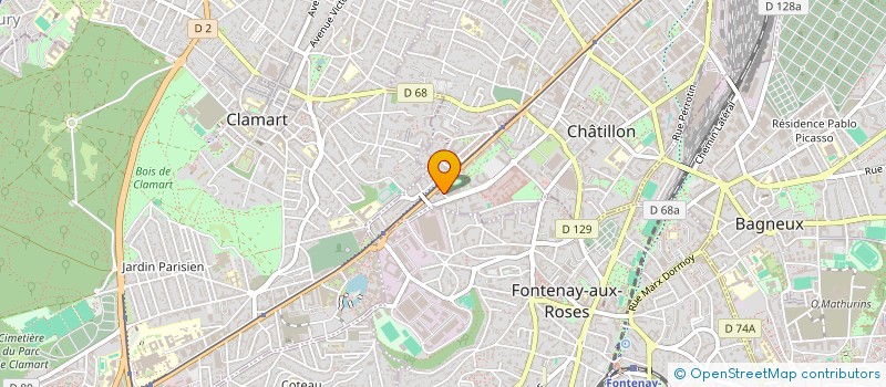 localisation de l'entreprise JN-CONSULT'  CHATILLON