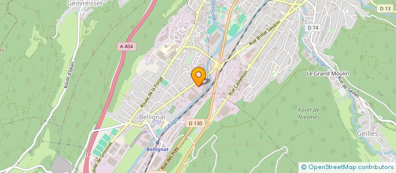 localisation de l'entreprise JN DECORS  BELLIGNAT