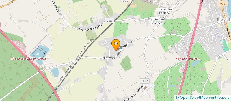 localisation de l'entreprise JN ET C  BRESSOLS