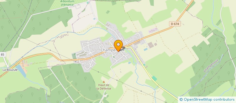 localisation de l'entreprise JN EXPRESS  CHAMPENOUX