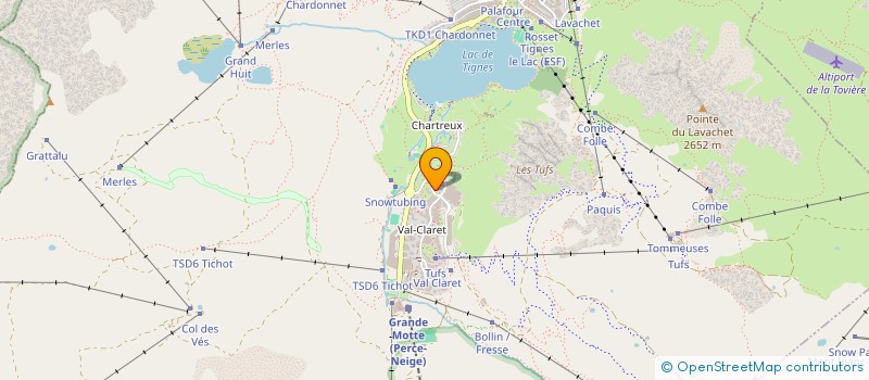 localisation de l'entreprise JN IMMOBILIER  TIGNES