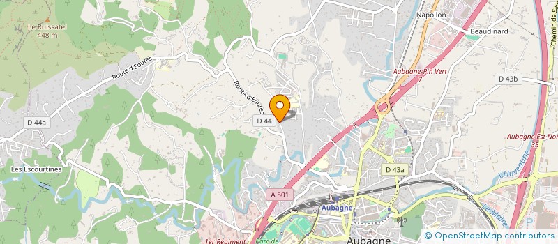 localisation de l'entreprise JN PROJECT  AUBAGNE