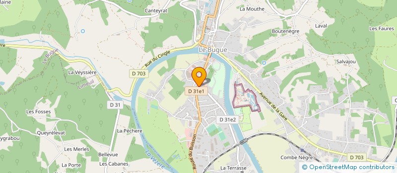 localisation de l'entreprise JN SHOES à LE BUGUE