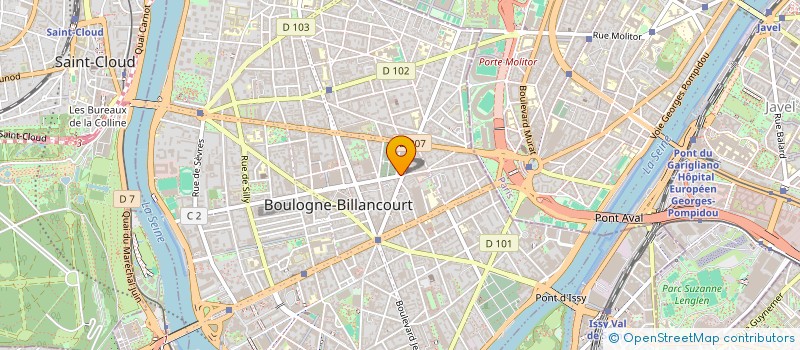 localisation de l'entreprise JN2 à BOULOGNE-BILLANCOURT