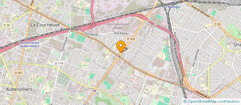 localisation de l'entreprise JNA à LA COURNEUVE
