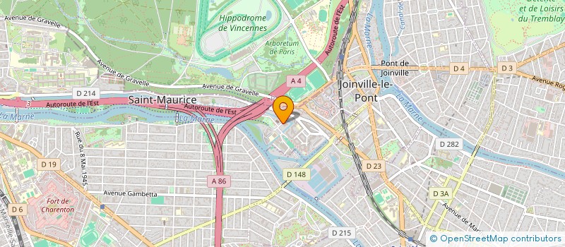 localisation de l'entreprise JNA PARIS à SAINT-MAURICE