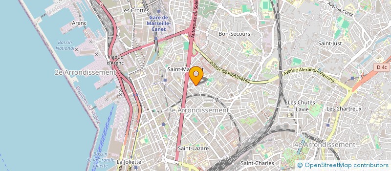 localisation de l'entreprise JNANE SIDI HABRI à MARSEILLE