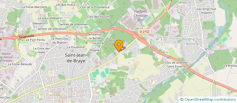 localisation de l'entreprise JNB à SAINT-JEAN-DE-BRAYE