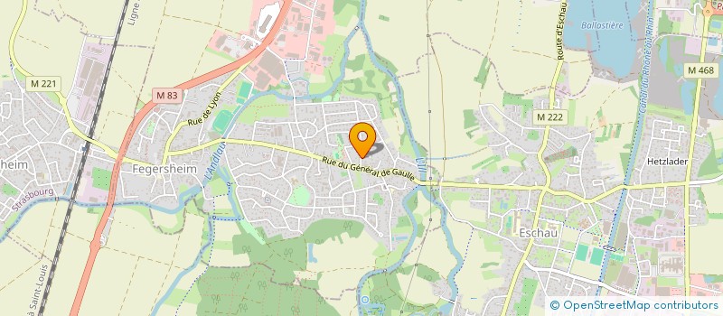 localisation de l'entreprise JNB  FEGERSHEIM