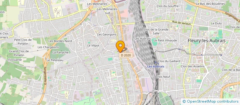 localisation de l'entreprise JNB DISTRIBUTION à FLEURY LES AUBRAIS