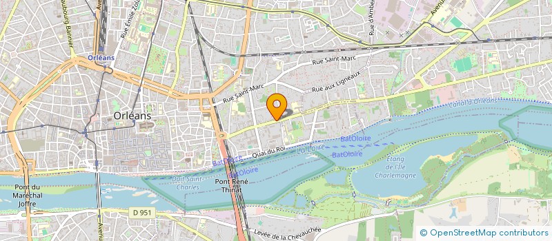 localisation de l'entreprise JNB FINANCIERE à ORLEANS