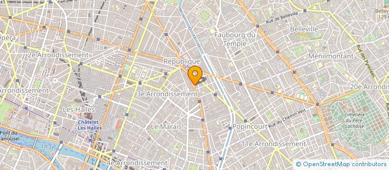 localisation de l'entreprise JNC  PARIS