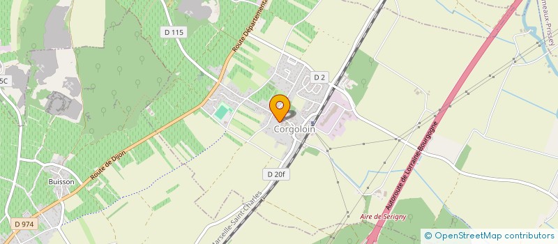 localisation de l'entreprise JNC  CORGOLOIN