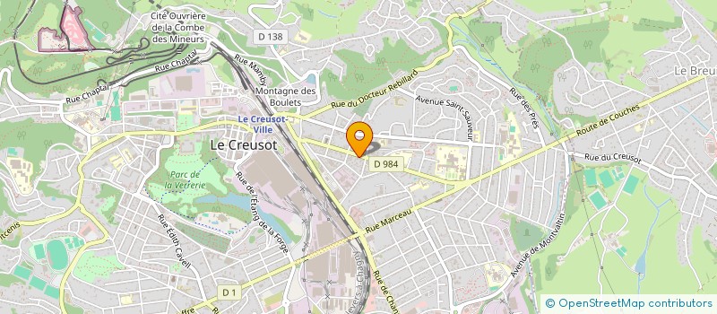 localisation de l'entreprise JNC à LE CREUSOT