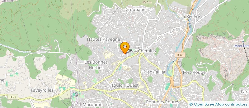 localisation de l'entreprise JNC  TOULON