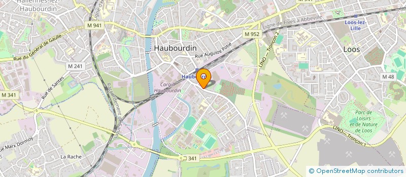 localisation de l'entreprise JNC IMMO  HAUBOURDIN