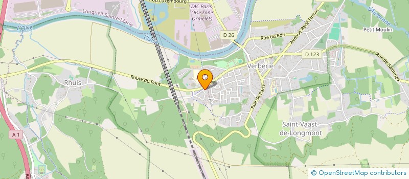 localisation de l'entreprise JNC PATRIMOINE  VERBERIE