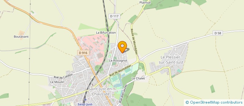 localisation de l'entreprise JNC-WILL PERFORMANCE  SAINT-JUST-EN-CHAUSSEE