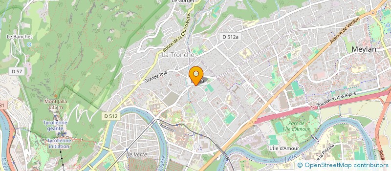 localisation de l'entreprise JNCA  LA TRONCHE