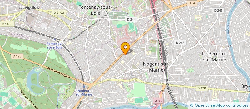 localisation de l'entreprise JNCB à NOGENT-SUR-MARNE