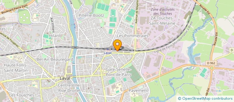 localisation de l'entreprise JNCN INVEST à LAVAL