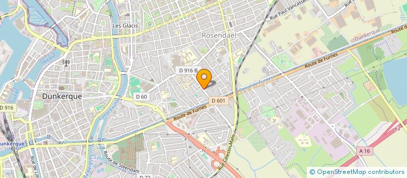 localisation de l'entreprise JND à DUNKERQUE