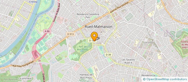 localisation de l'entreprise JND CONSEIL à RUEIL-MALMAISON