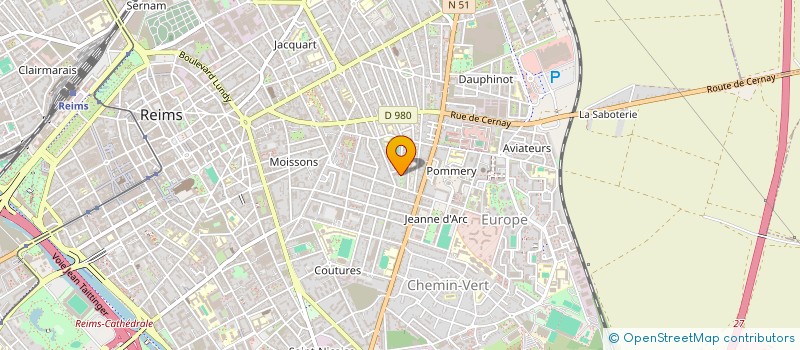 localisation de l'entreprise JND EXPERTISE  REIMS