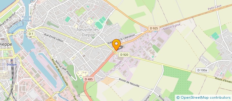 localisation de l'entreprise JND RUNNING  DIEPPE