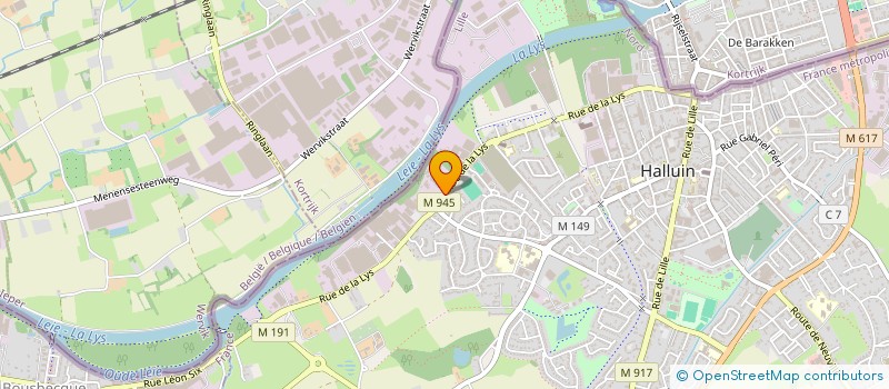 localisation de l'entreprise JND SERVICES à HALLUIN