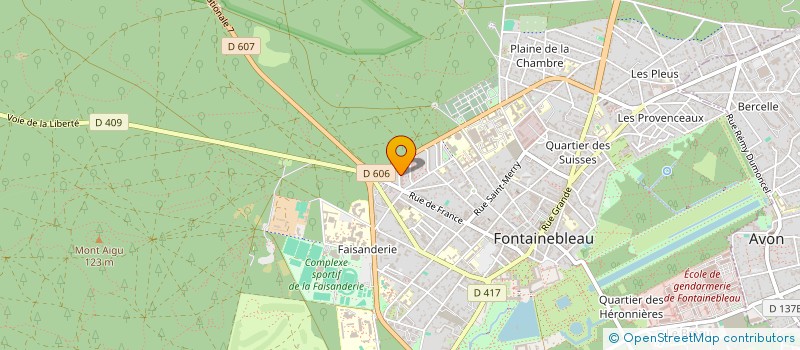 localisation de l'entreprise JND TRADE  FONTAINEBLEAU