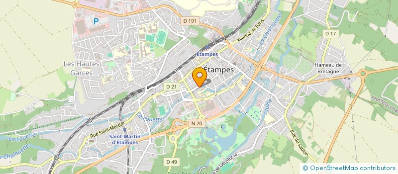 localisation de l'entreprise JNE BAT CARRELAGE à ETAMPES